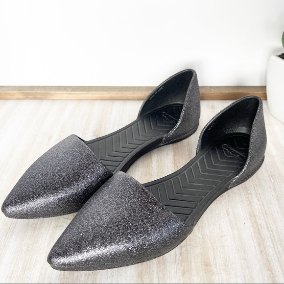 ✖️SOLD✖️•NATIVE• Audrey Bling D’Orsay Flats - Picture 3 of 13